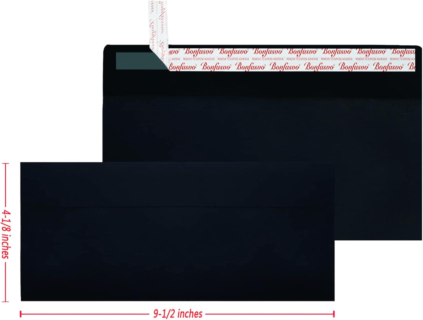 120 Pack #10 Black Security Envelopes 4-1/8 x 9-1/2 inches Self Seal Kraft Windowless Invisible Envelopes Super Strong Quick Seal Envelopes Security Tint Pattern Secure Mailing