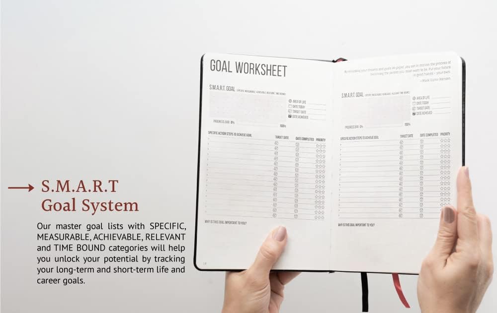 This Is My Era 90 Day Planner, Undated Weekly and Monthly Planner, Life Organizer | Goals Journal, Undated Agenda, Leather & Hard Cover Planner (1 Pack, Gold)