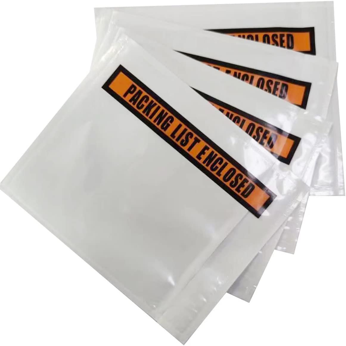 1000 Pcs Packing List Envelopes Pouches 4.5”x 5.5”,Packing Envelopes for Shipping Mailing Pouch Enclosed Bags with Packing Slips Invoice Label