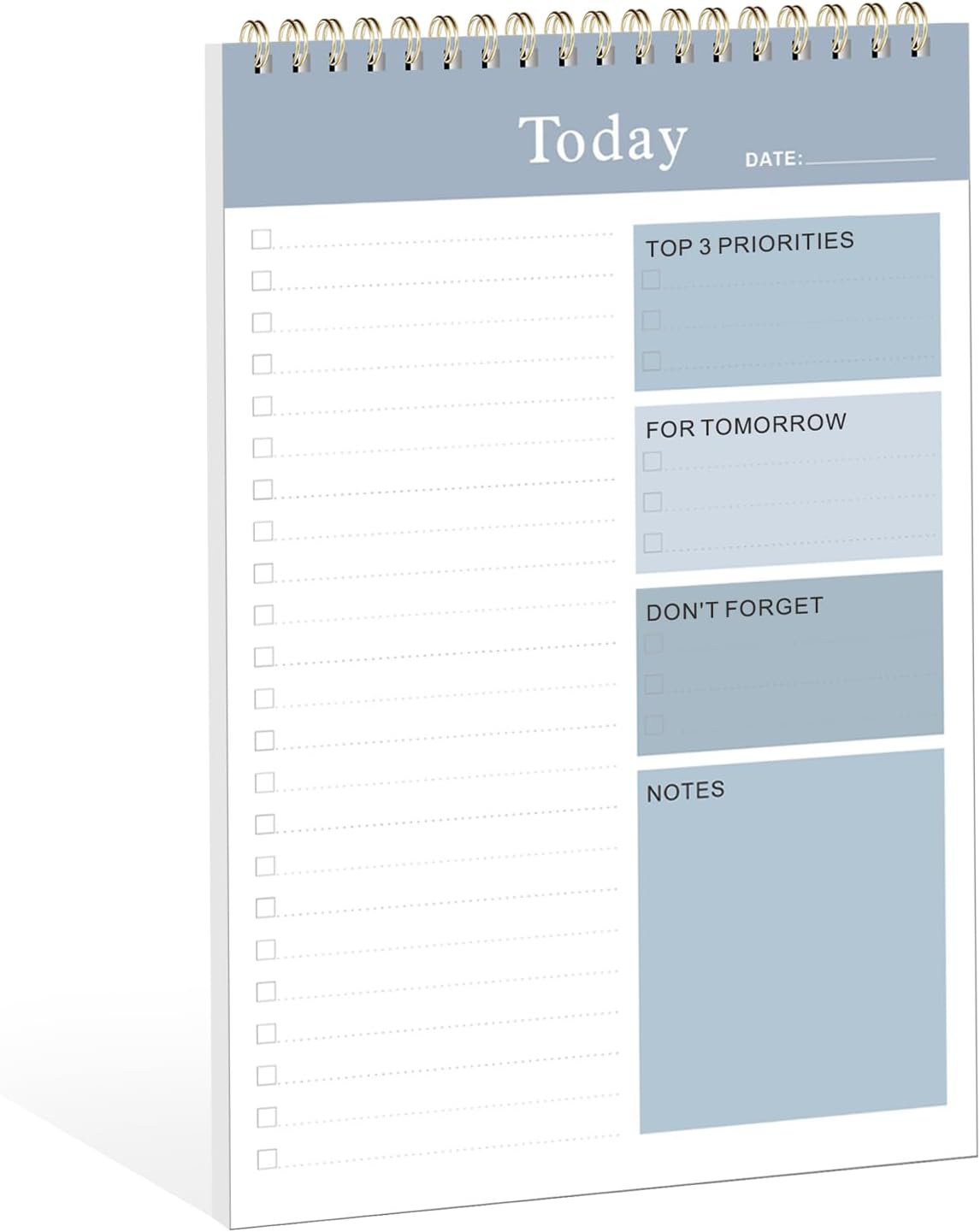 Weekly To Do List Notepad, Undated Planner with 52 Sheets (6.5''x8.9''), Desk Weekly Planner for Women & Man, Home School & Work