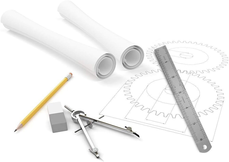 6 Inch Stainless Steel Ruler 2 Pack.