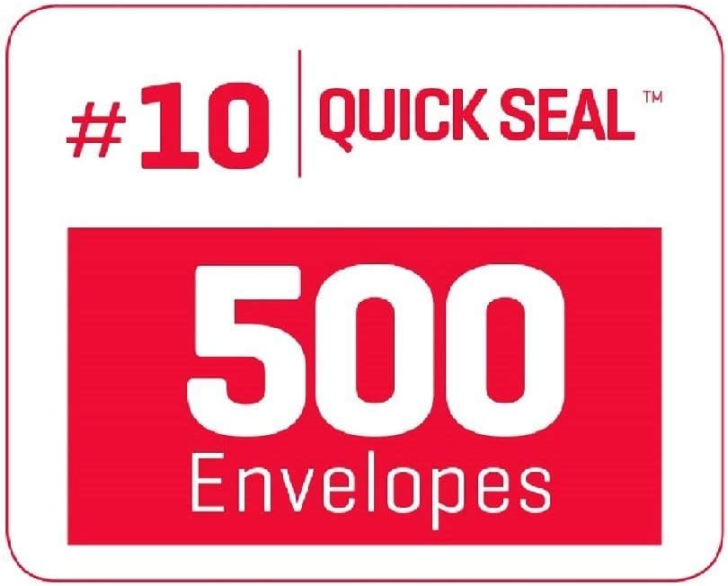 Aimoh 500#10 Single Left Window SELF Seal Security Envelopes - Super Strong Quick-Seal Self Sealing Closure, Security Tinted, Size 4-1/8 x 9-1/2 Inches, 24 LB - 500 Count (35210)