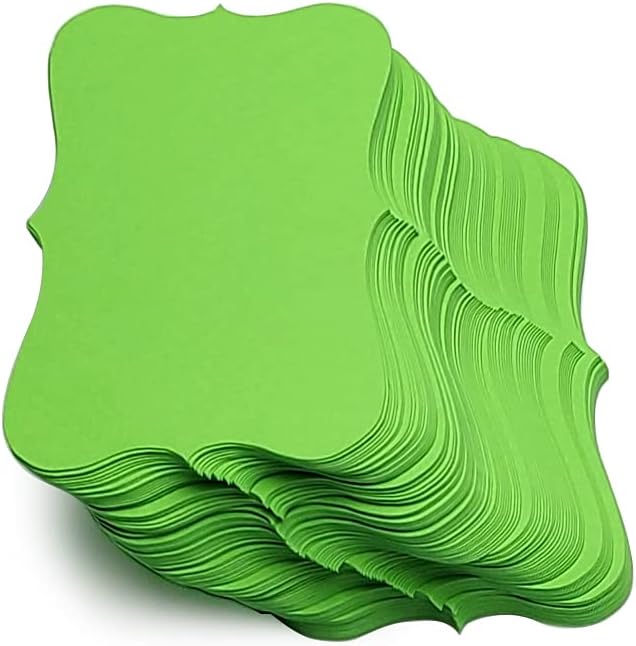 PPAPPAPPIYO 3.5x2 color index cards (100) Paper - Blank (yellow green)