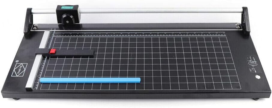 24Inch Rotary Trimmer Paper Cutter,Manual Paper Cutters Trimmers Photo Paper Cutter with Automatic Paper Weighting,Self-Sharpening for Craft Paper, Card Stock and Office Paper