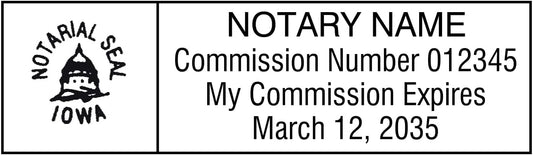 Notary Stamp Seal Ink Personalized Self Inking Stamp Custom Stamp Rubber Stamp Trodat 4913 Self Ink Notary Stamp - 7/8" x 2-3/8" Impression Area