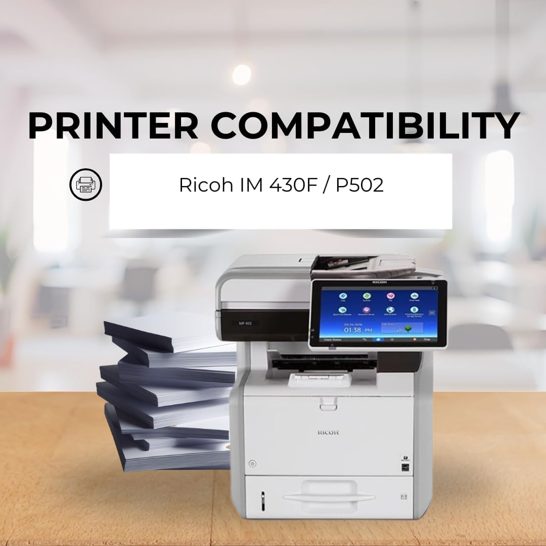 Toner Pros TM Compatible Ricoh High-Yield Black 418126 Toner Cartridge – Replacement for Ricoh P502 / IM 430F Printers - 17,400 Pages, 1 Pack