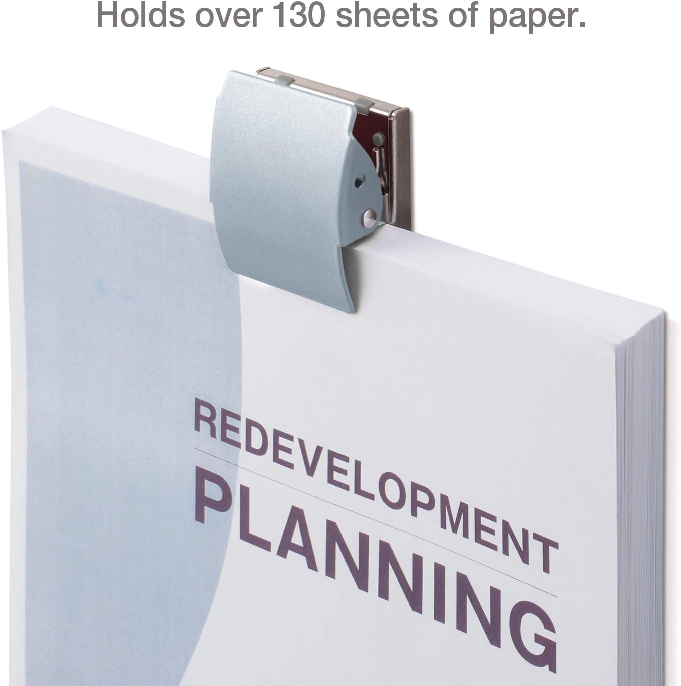 Extra Strong Magnetic Binder Clips, Set of 3 Large Silver Clips for Fridge, Office, and Home Use