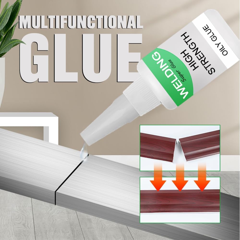 Welding High-Strength Oily Glue, 2025 Upgrade Super Glue, Multipurpose Universal Glues for Household Use, Industrial Glues for Repair Professionals（3PCS）