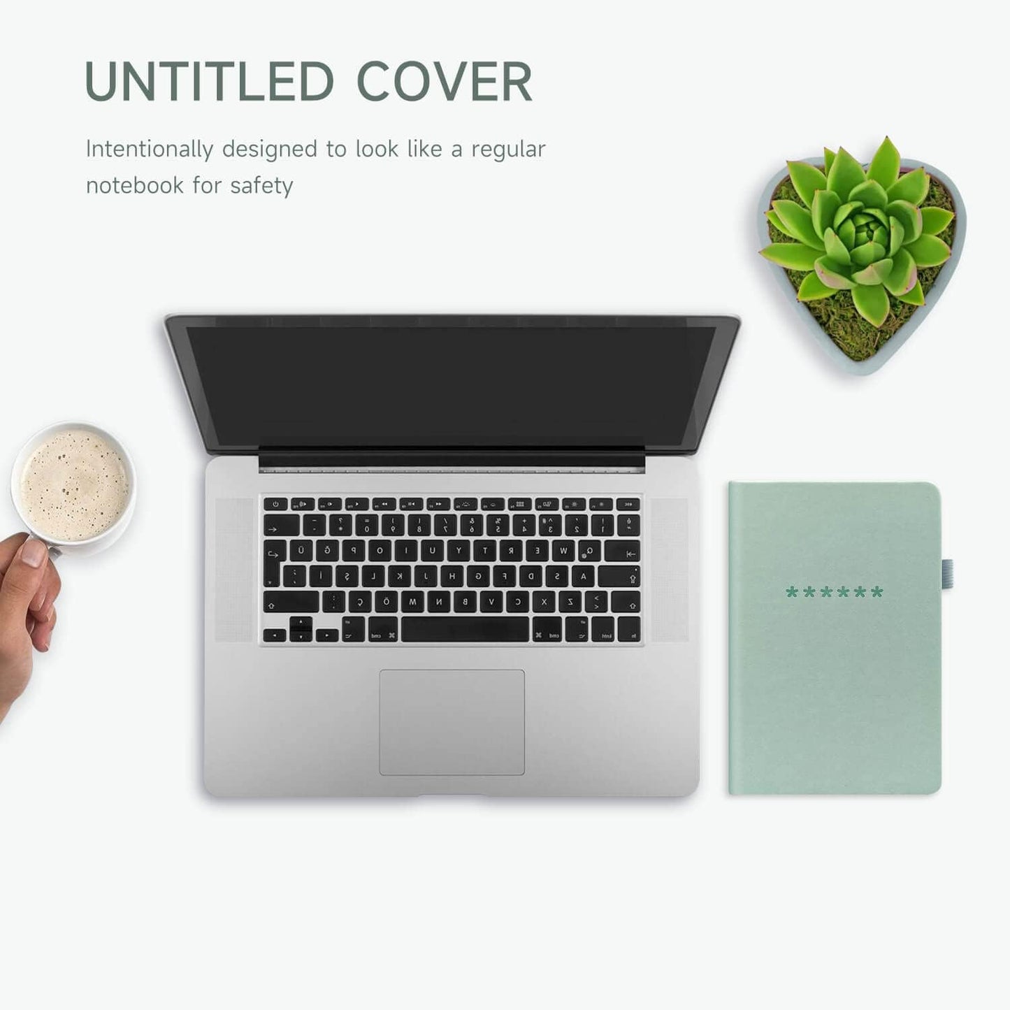 Password Book with Alphabetical Tabs – Hardcover Internet Address & Password Organizer – Password Keeper Notebook for Computer & Website – 5.2 x 7.6" Log-in Password Journal w/ Thick Paper (Mint Green)