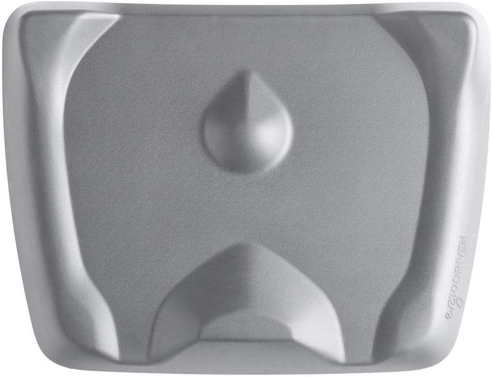 Topo Mini by Ergodriven | The Smaller Not-Flat Standing Desk Anti-Fatigue Mat with Calculated Terrain (Altostratus Grey)