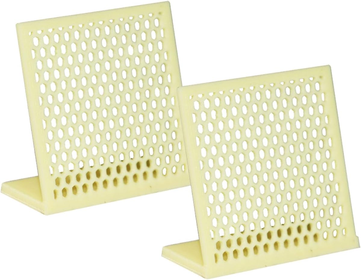 PIAOLGYI Pin Display Stand,Pin Board for Desktops & Shelves,Pin Holder Display for Badges Pins Collectible (Yellow)