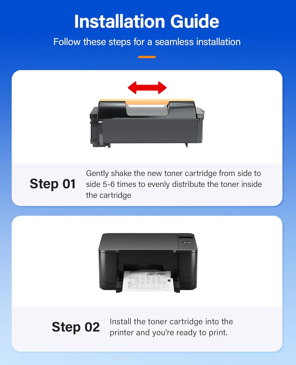 4600 4620 4622 Toner Cartridge Black 1-Pack High Capacity Replacement for Xerox 106R01535 Compatible with Xerox Phaser 4600 4620 4622 Laser Printer Copier Copy, 30,000 Pages Monochrome Ink