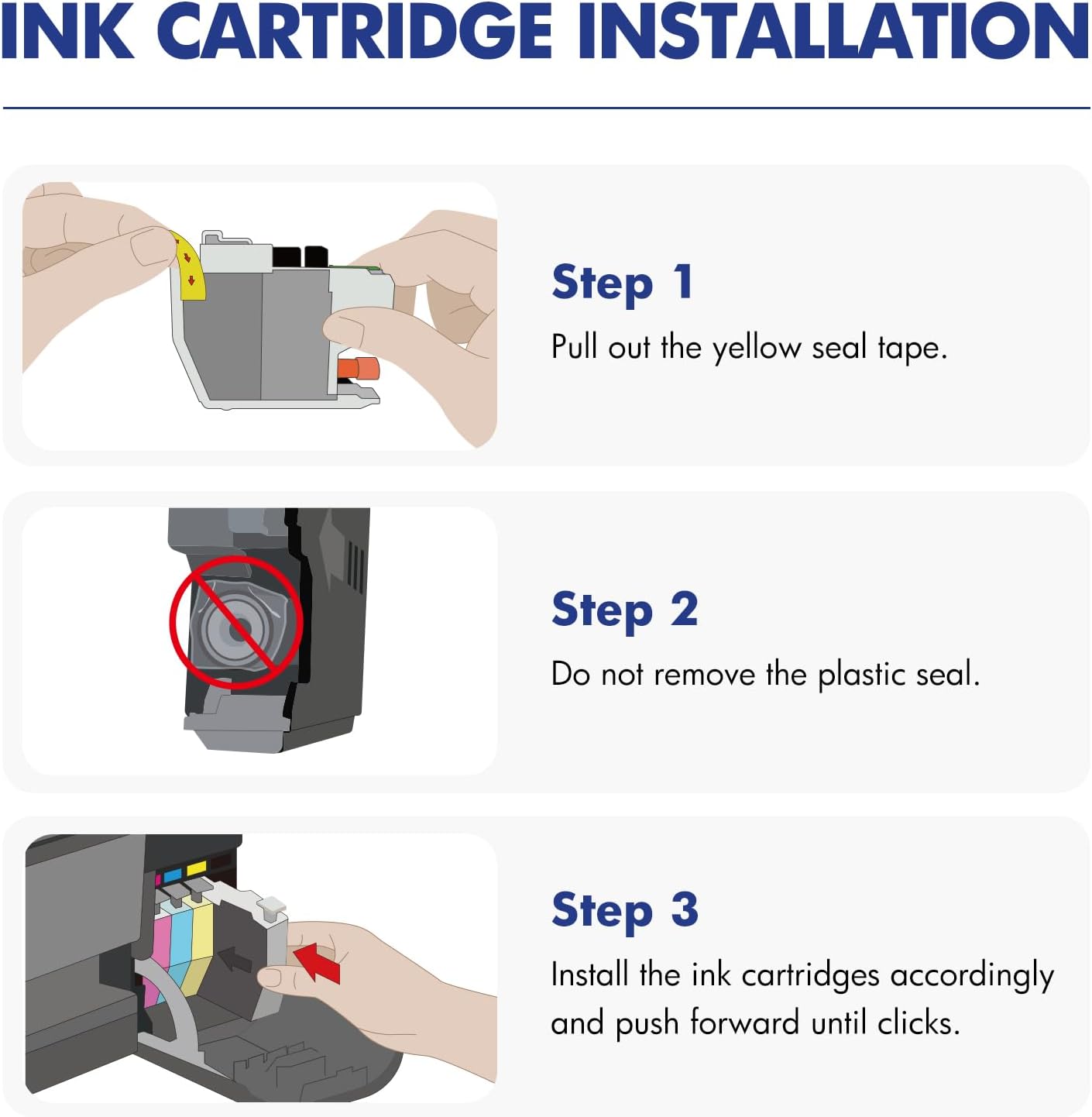 LC401XL LC401 MFC-J1010DW Black Ink Cartridges Compatible for Brother LC 401 XL MFC-J1010DW MFC-J1170DW MFC-J1012DW MFC-J1800DW MFC J1010DW Printer (High Yield, 2 Pack)