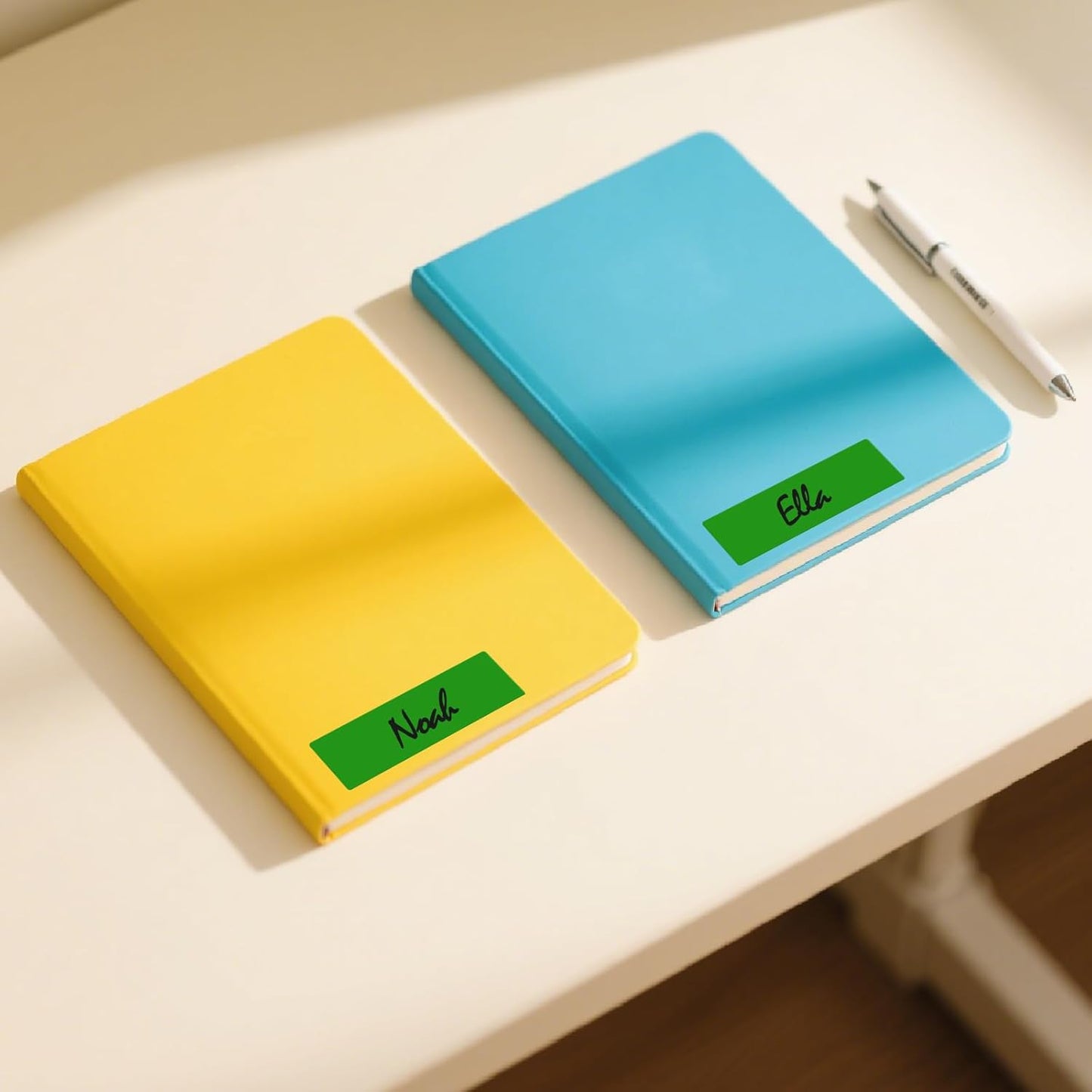 3 × 1 Inches Green Rectangle Color Coding Labels 1000 PCS, Self-Adhesive Writable Waterproof Vinyl Blank Sticker Roll for Office Home School Business