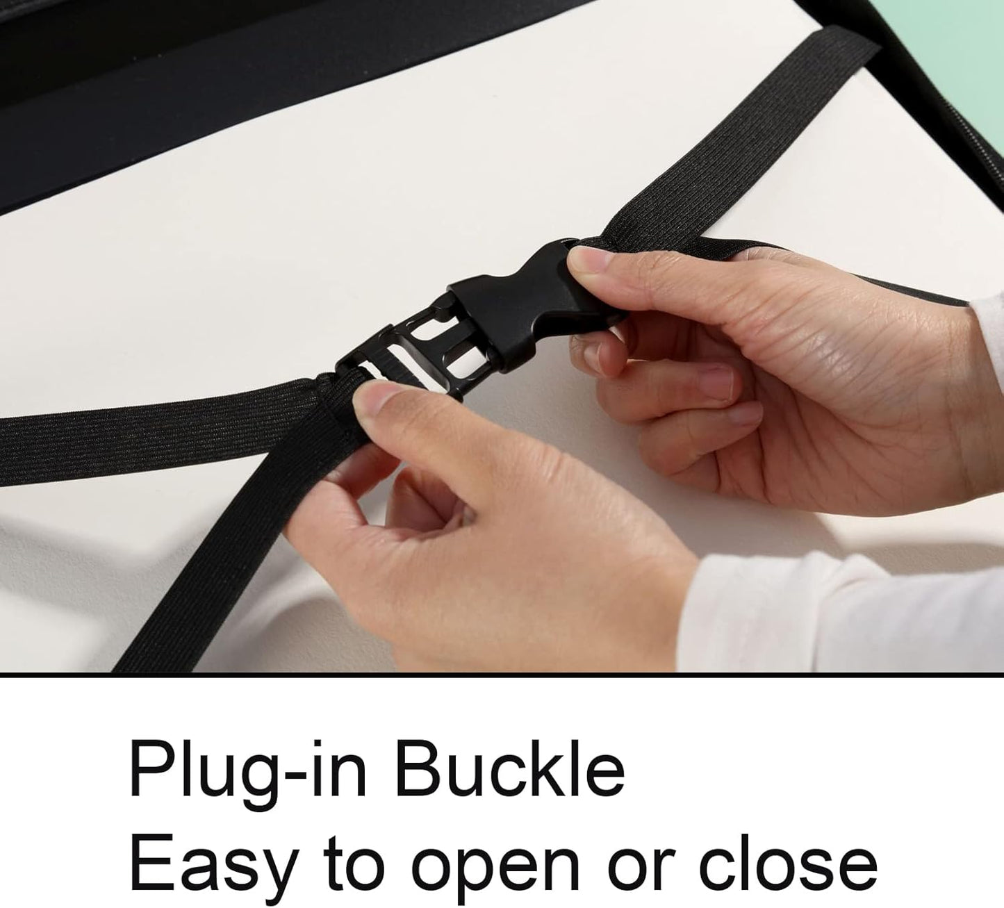 Acocony 11x17 Portfolio with Zipper Closure PP Material Oxford Cloth Edge Waterproof Green 1 Pack