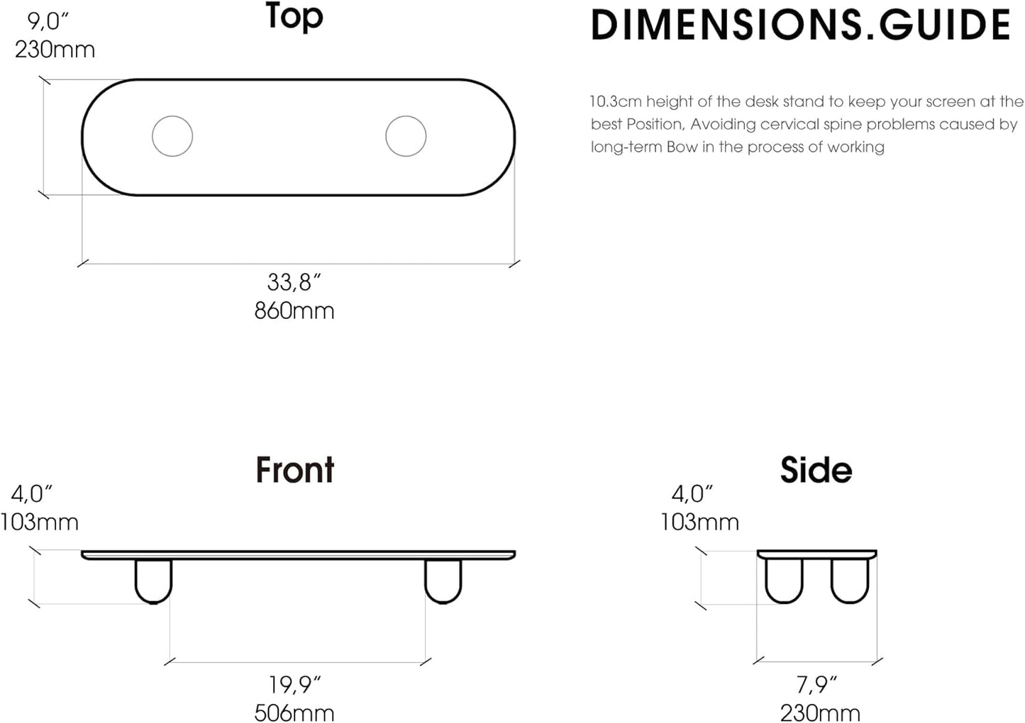 Fenge Monitor Stand Riser, 34 Inch Dual Monitor Riser for Large Monitors, Desk Organizer with Wooden Shelf & Solid Wood Legs, Computer Stand for Laptop, TV, PC, Printer, Red