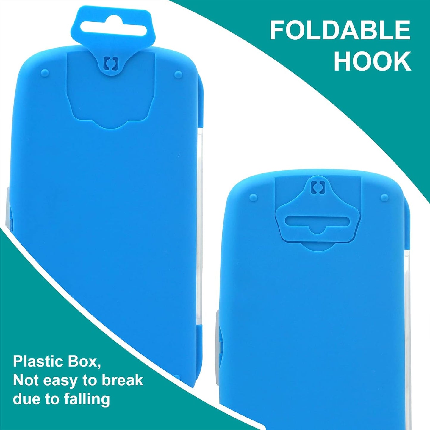 Math Compasses Back-to-School Starter Geometry Kit with 2 Drafting Compasses Protractor Set Squares Ruler and More for Students Maths Study Homework, Blue Set with Carry Case