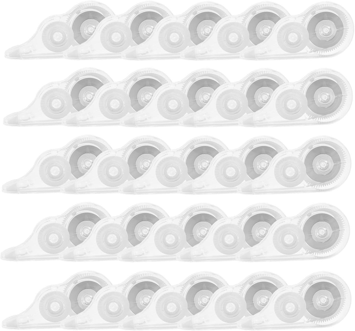 20 Pcs 39.4 Ft Clear Correction Tape, White Wrong Out Tape Roller Bulk for Noting, Teacher Supplies, School, Office
