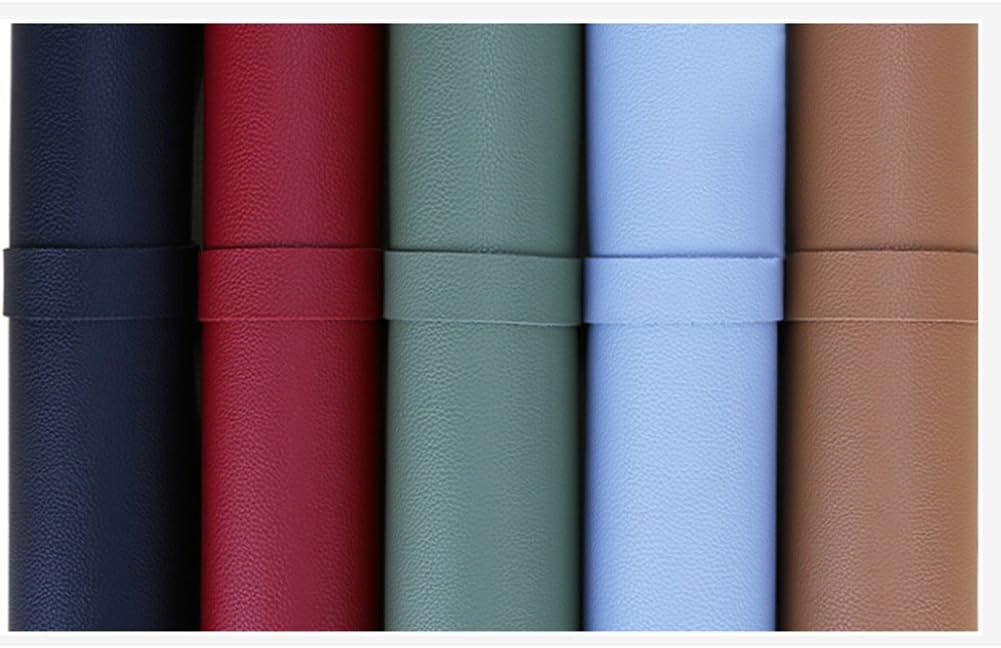 KINGFOM Desk Pad Office Desktop Protecter, PU Leather Desk Mat Blotters Organizer with Comfortable Writing Surface (47.2" x 23.6", Brown)