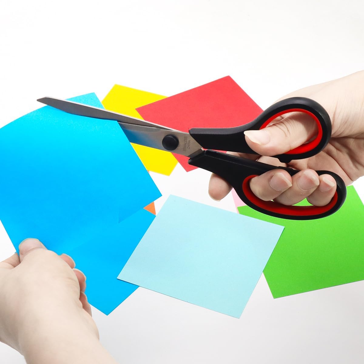 Vitoler Scissors All Purpose Heavy Duty,8.5" Kitchen Scissor for Food,Sewing Fabric Cutting, Right/Left Handed scissors for school