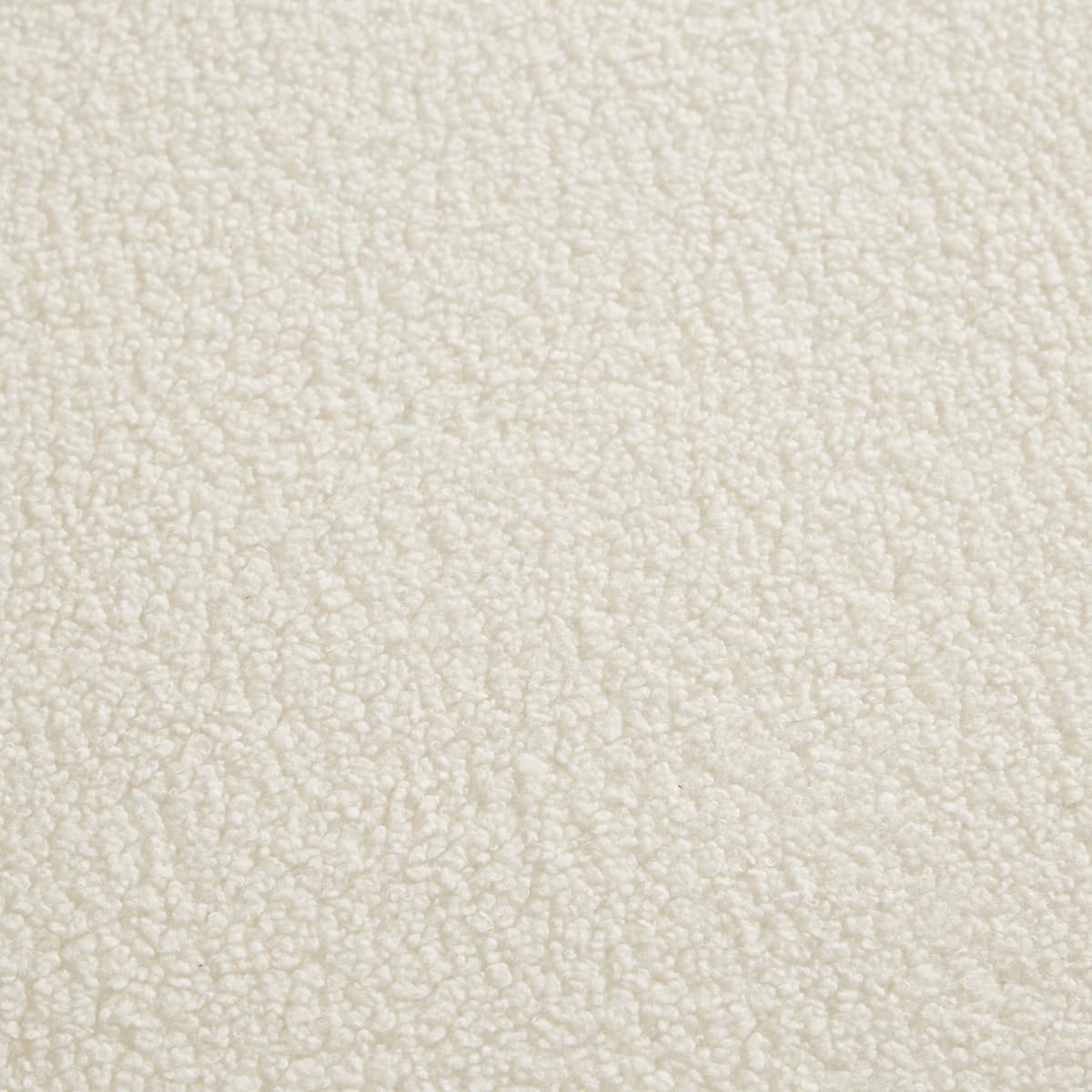 24KF Large Square Couch Ottoman for Living Room, Upholstered Teddy Fabric Padded Cushion Ottoman Table,Large Foot Rest,5088-Teddy Cream