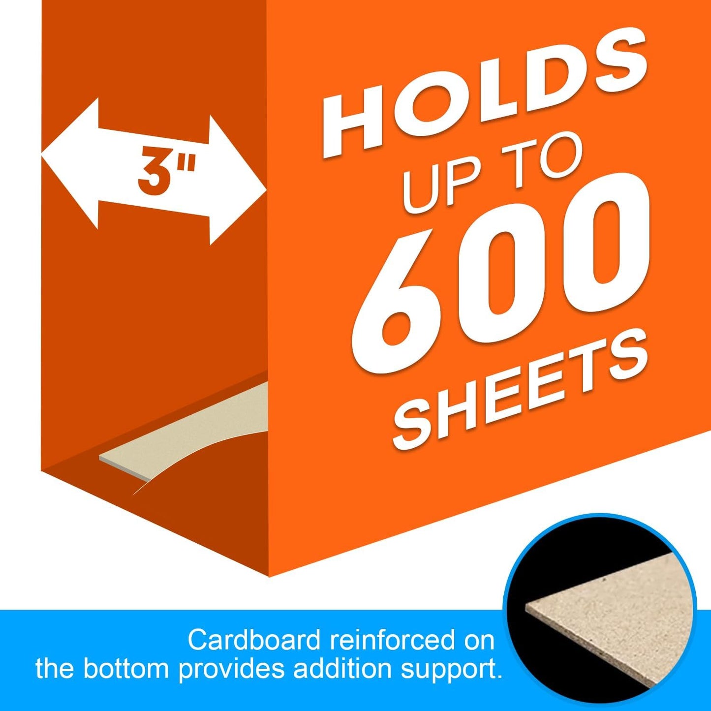 Extra Capacity Hanging File Folders, RAZCC 30 Pack Letter Size Reinforced Hanging Folders with Heavy Duty 3 Inch Expansion for Bulky Files, Filing Cabinet, Adjustable Tabs, Assorted Colors