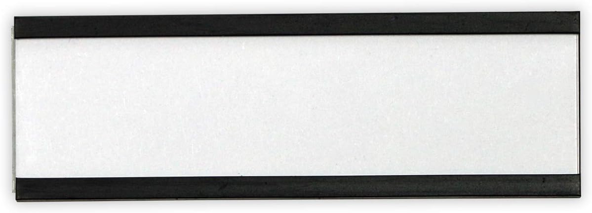 SmartSign Pack of 25 Magnetic"C" Channel Label Holders | 1" x 3"