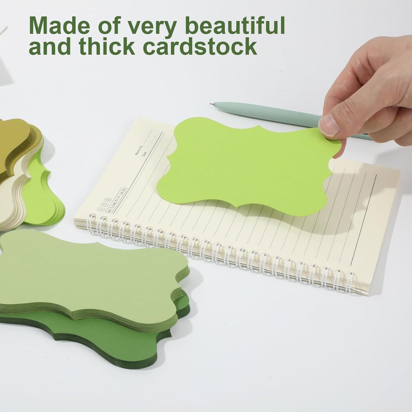 150 Pack Green Index Cards 3x5 Women Flash Cards Index Cards Blank Business Cards Wedding Index Cards Colored Greeting Cards For School Office Studying Kids Nursing Students