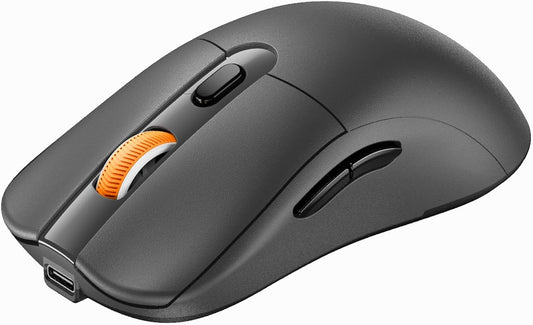 ProtoArc Bluetooth Wireless Mouse, USB C Mouse, EM15 Rechargeable Compact Portable Type C Wireless Mice for Laptop, Tablet, PC, Windows, Mac OS-Gray