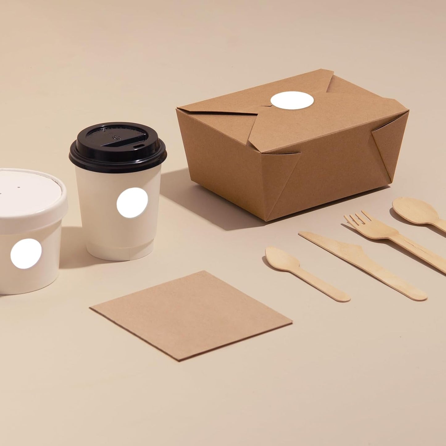 White Dot Stickers 2 Inches Round Sticker, Circle Colored Labels Color Coding Labels for Office Classroom Toddlers Activity 80 Pieces