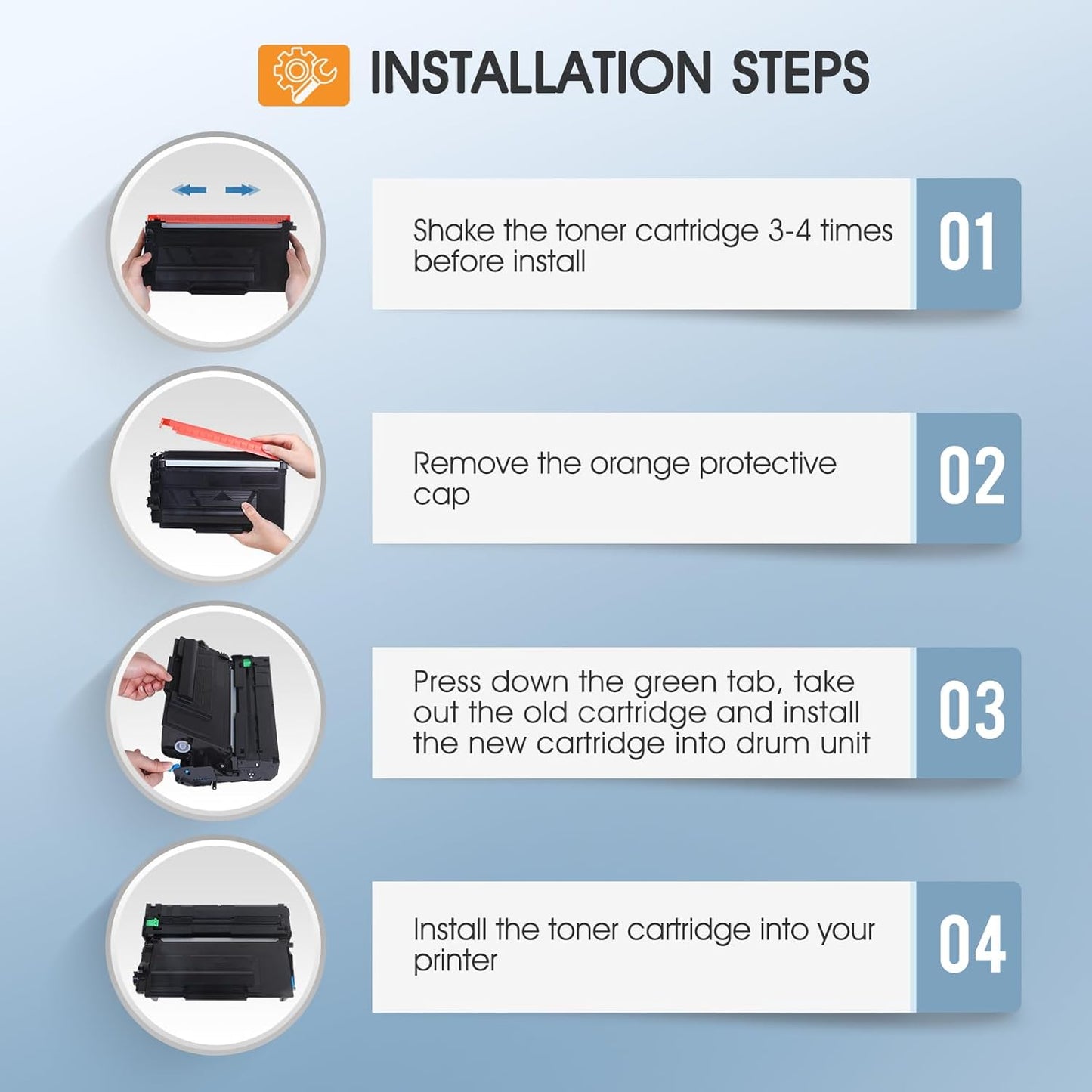 TN880 TN-880 TN 880 Toner Cartridge 2-Pack Compatible for Brother TN880 Super High Yield Black Toner Cartridge for Brother HL-L6200DW L6200DWT L6400DW L6400DWT MFC-L6700DW L6800DW L6900DW Printer