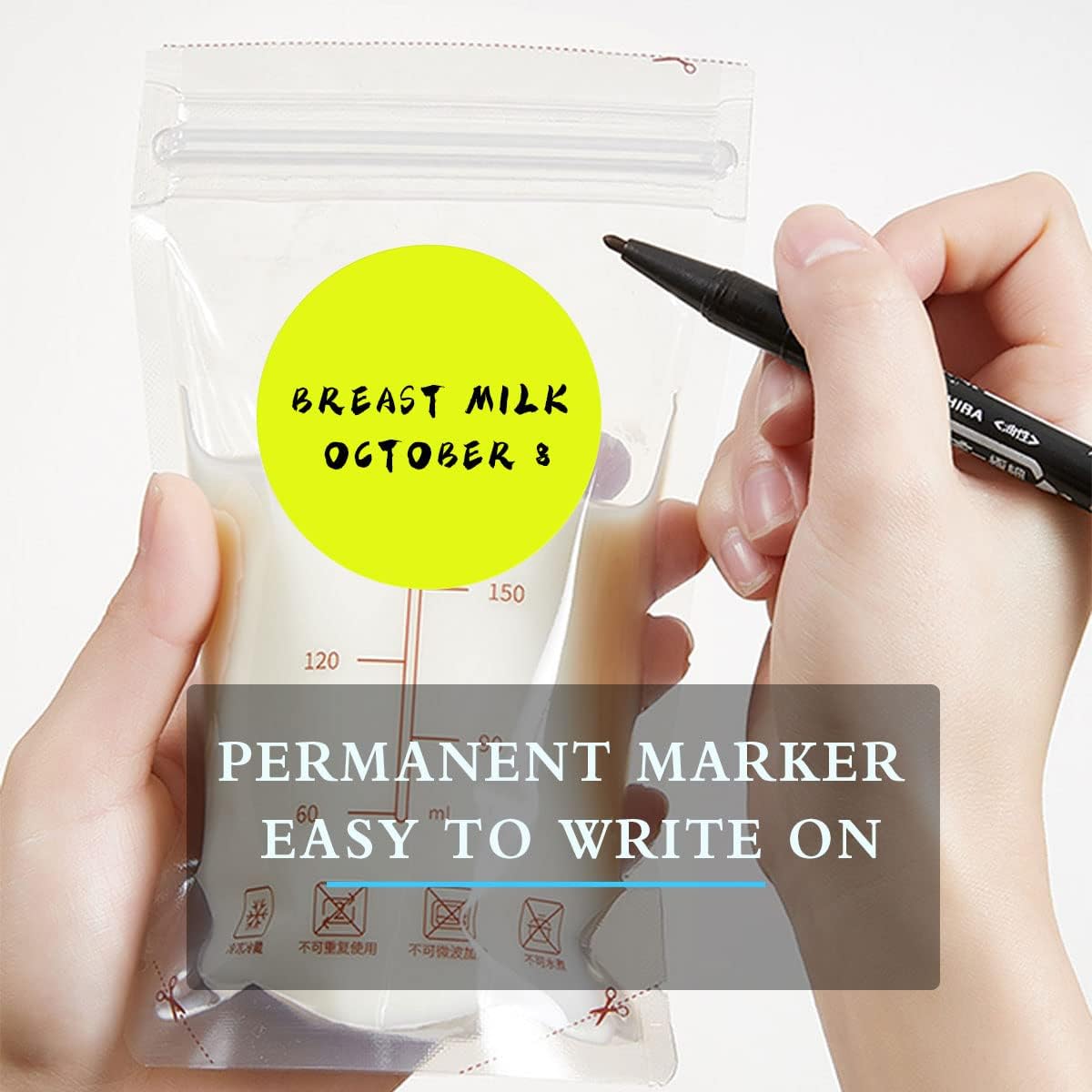 PARLAIM 3" Color Coding Label, 500 PCS Fluorescent Yellow Colored Circle Dot Stickers for Target Paster, Permanent Adhesive Sticker Easy to Write