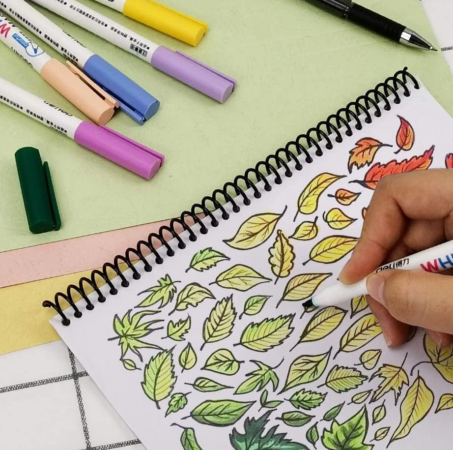 Plutreas 100 Pack Plastic Spiral Binding Coils, 4:1 Pitch, Spiral Binding Spines for Office Documents, Engineer Papers, Business Projects (16mm (140 Sheet Capacity))