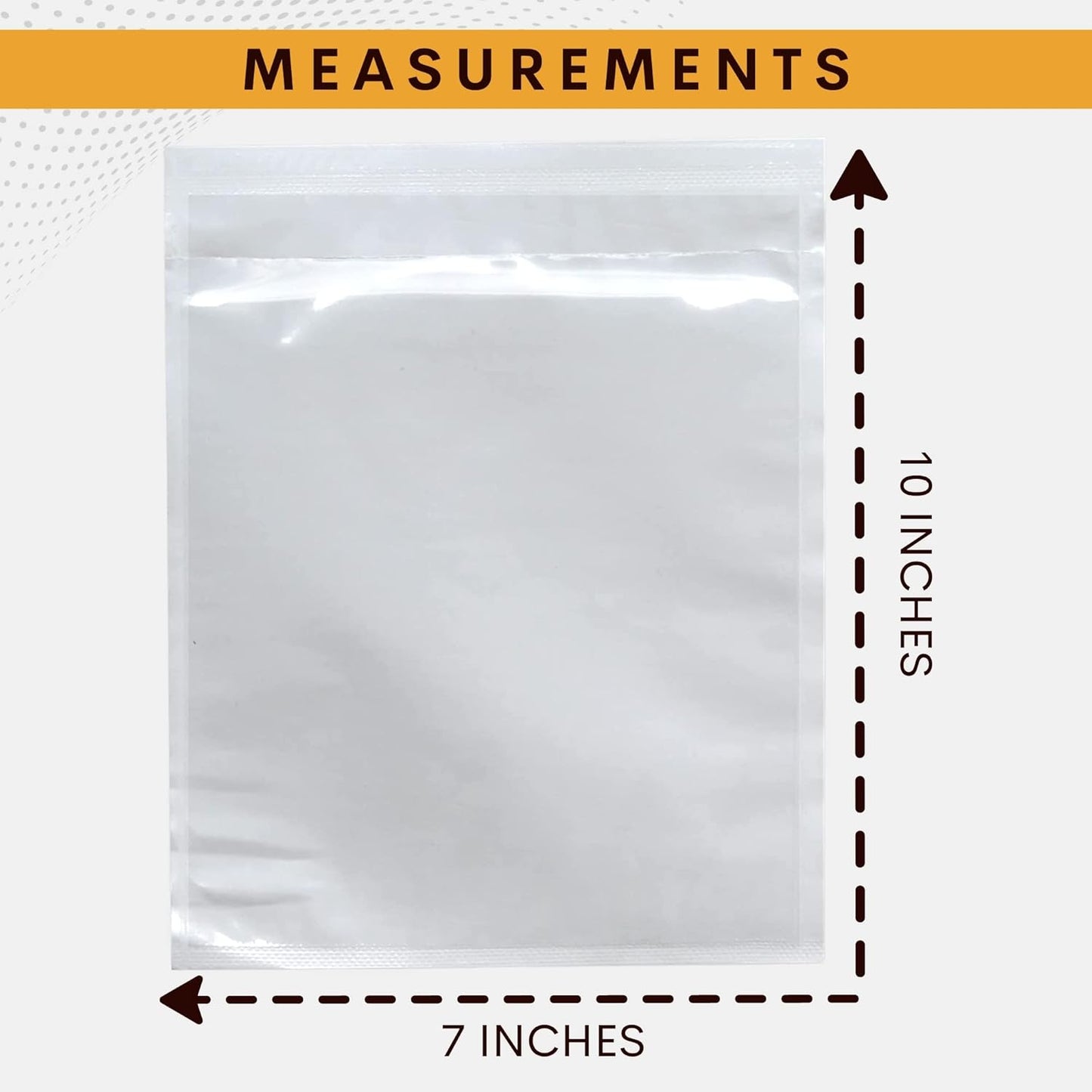 1000 Pack 7"x10" Shipping Label Sleeves – Clear Self-Adhesive Packing Slip Pouches, Waterproof Packing List Envelopes – Ideal for Shipping Documents, Mailing Labels, Invoices & Packing Slips