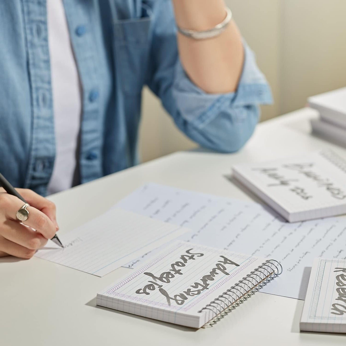 STAPLES TRU RED 4" x 6" Index Cards, Lined, White, 50 Cards/Pack, 3 Packs (TR51007)