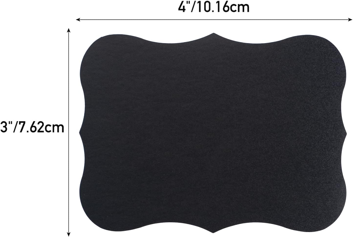 ONUPGO 20 Pack Chalkboard Labels, 4" x 3" Reusable Blackboard Stickers, Waterproof Chalkboard Sticker for Jars, Parties Decoration, Craft Rooms, Weddings, Storage, Organize Your Home & Kitchen