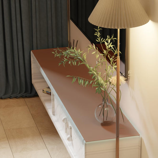 Dresser Cover Top - Can Be Used On Both Sides Waterproof and Easy to Clean Good Flatness Used for Dresser Table(Brown+Gray 16x72)