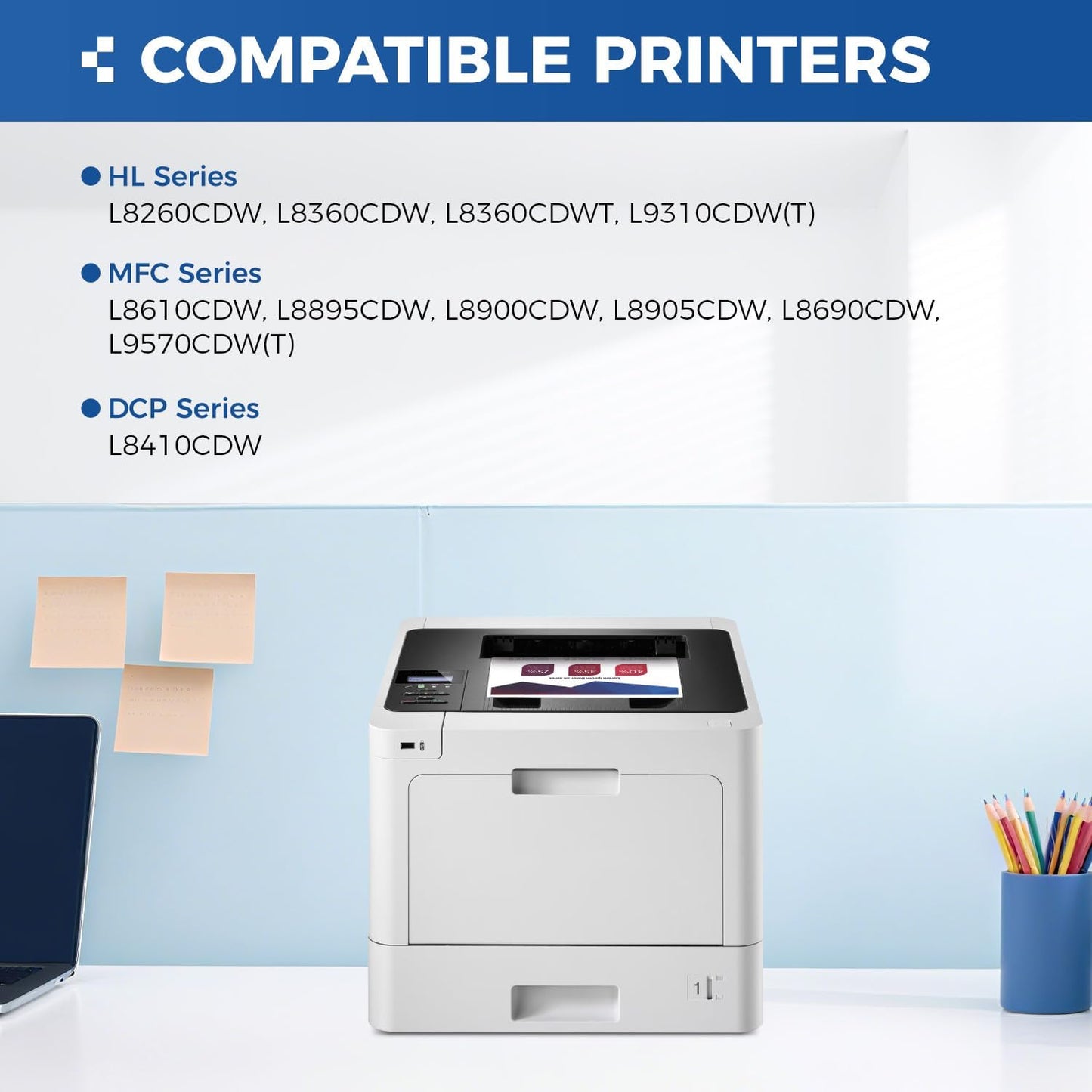 DR431CL Drum Unit High Yield Replacement for Brother DR-431CL Imaging Drum for MFC-L8900CDW MFC-L8690CDW HL-L8360CDW HL-L8260CDW MFC-L8610CDW MFC-L8905CDW MFC-L9570CDW HL-L8360CDWT Printer All-in-One