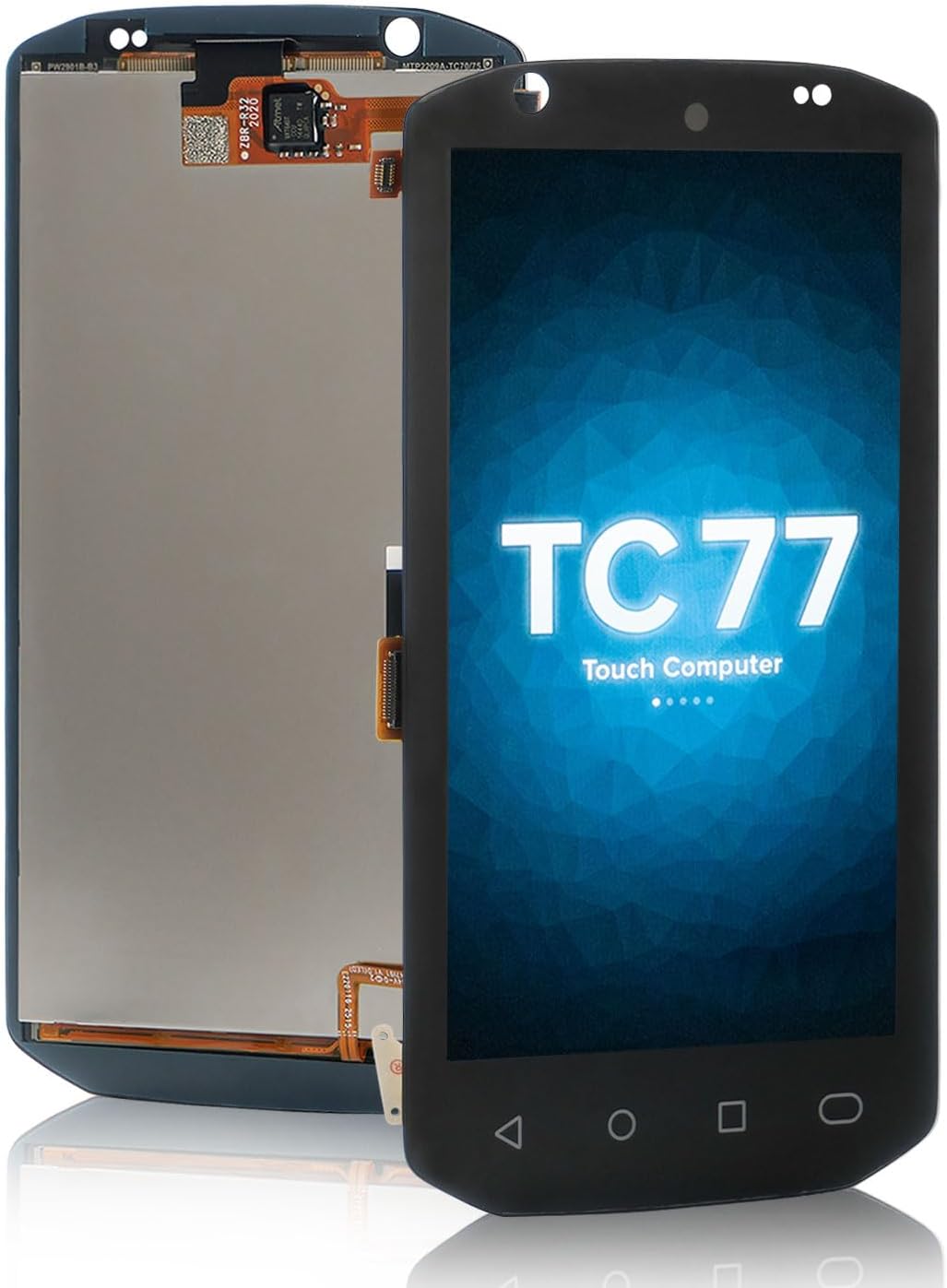for Zebra TC77 TC70 TC75 TC70X TC75X TC72 LCD Screen Replacement - LCD Touch Display Digitizer Assembly Compatible with Handheld Android Barcode Scanners