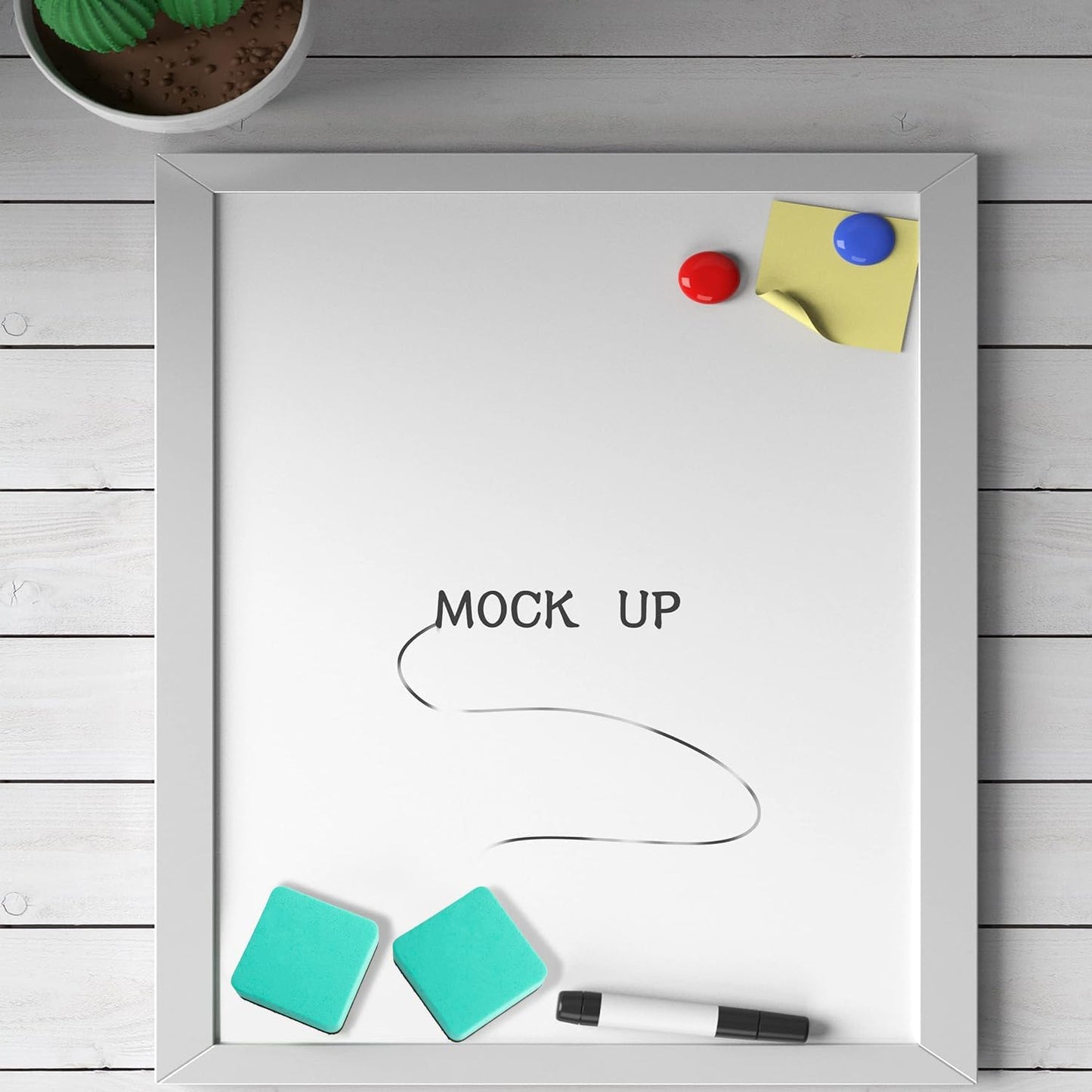 Dry Erase Erasers, 48 Pack Magnetic Whiteboard & Chalkboard Cleansers, Small Magnetic Erasers (Green)