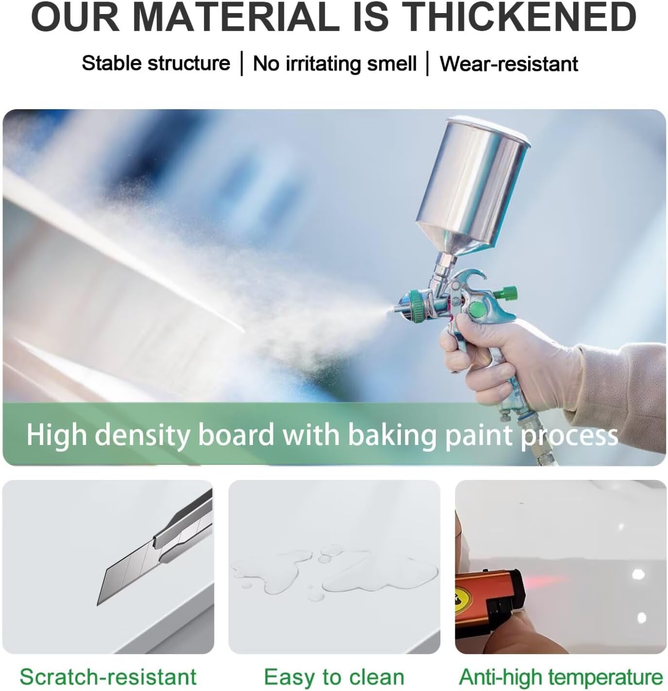 Reception Desk Modern Front Office Desk Reception Counter Receptionist Room Tables with Lock Drawer Checkout Cashier Counter for Lobby Beauty Salon, No Assembly Required White and Wood 94inch