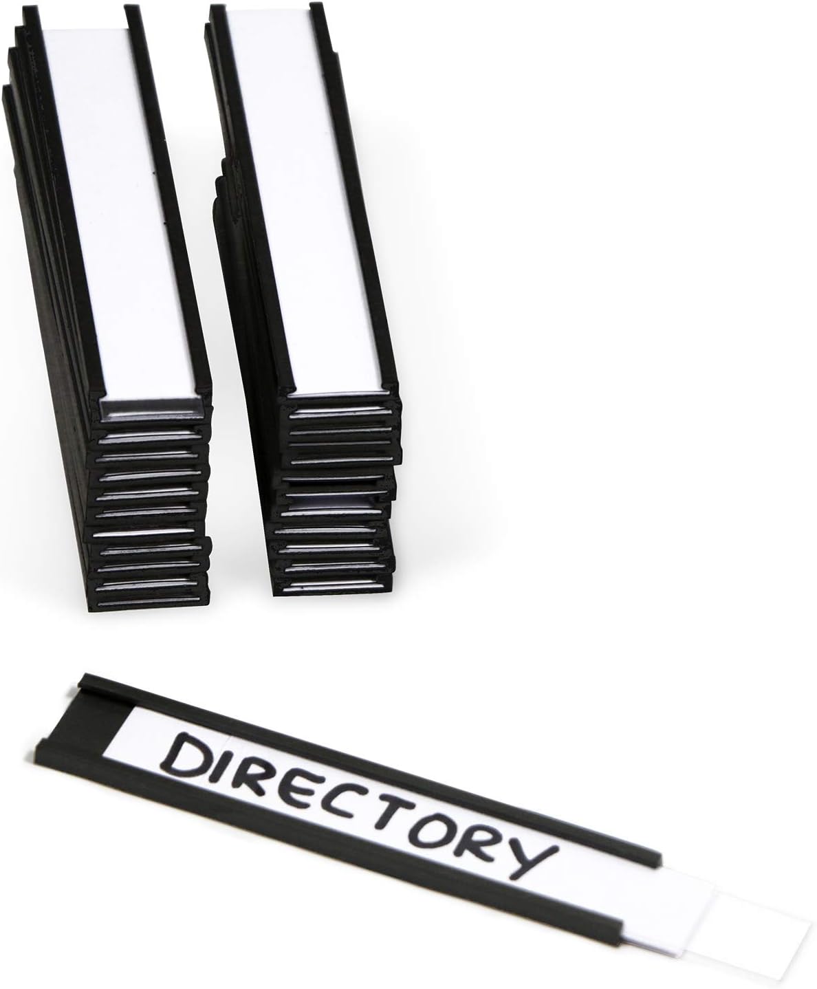 SmartSign Pack of 25 Magnetic 'C' Channel Label Holders | 0.5" x 3"