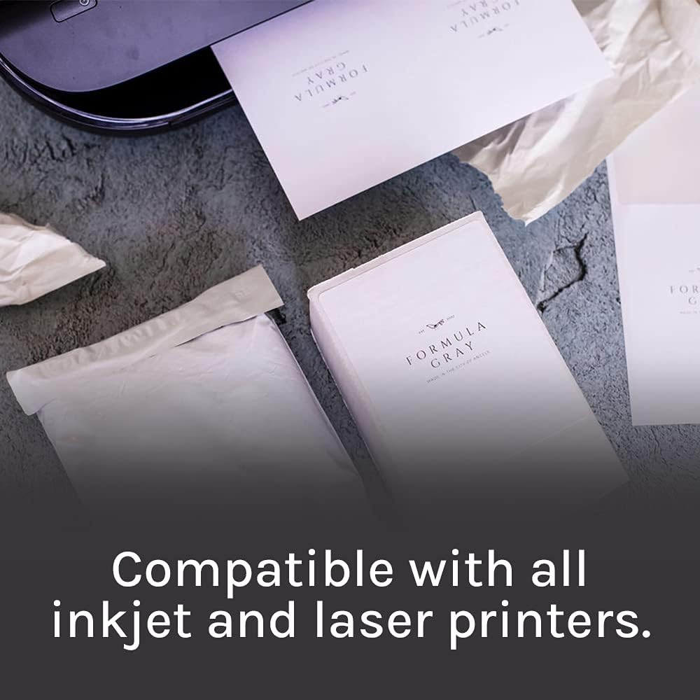 Premium Label Supply White Sticker Shipping Labels – 4" x 5" – Laser/Inkjet Compatible – (4 per Sheet), 25 Sheets - 100 Total Adhesive Labels