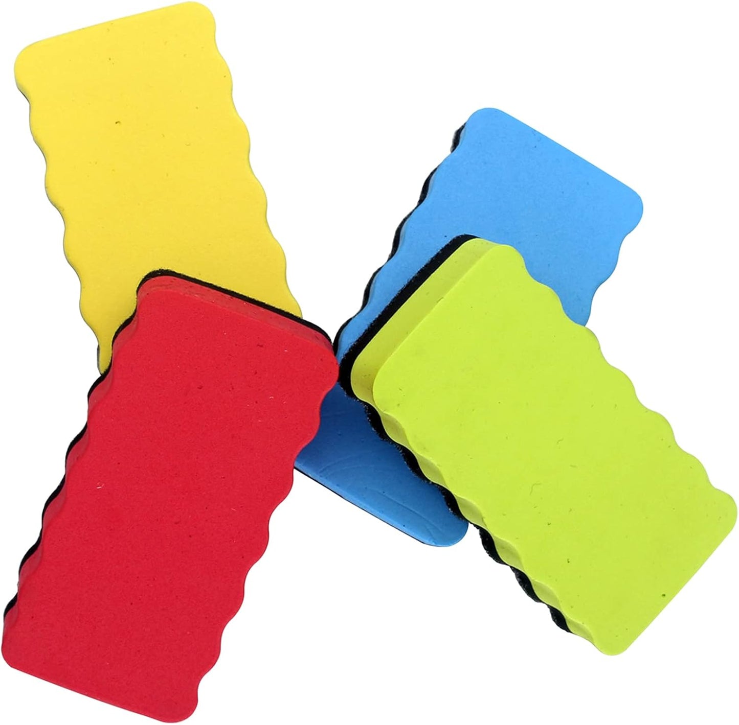 4 Pack Magnetic White Board Eraser for Home, School and Office - 4 X 2.3 X 0.8 Inch