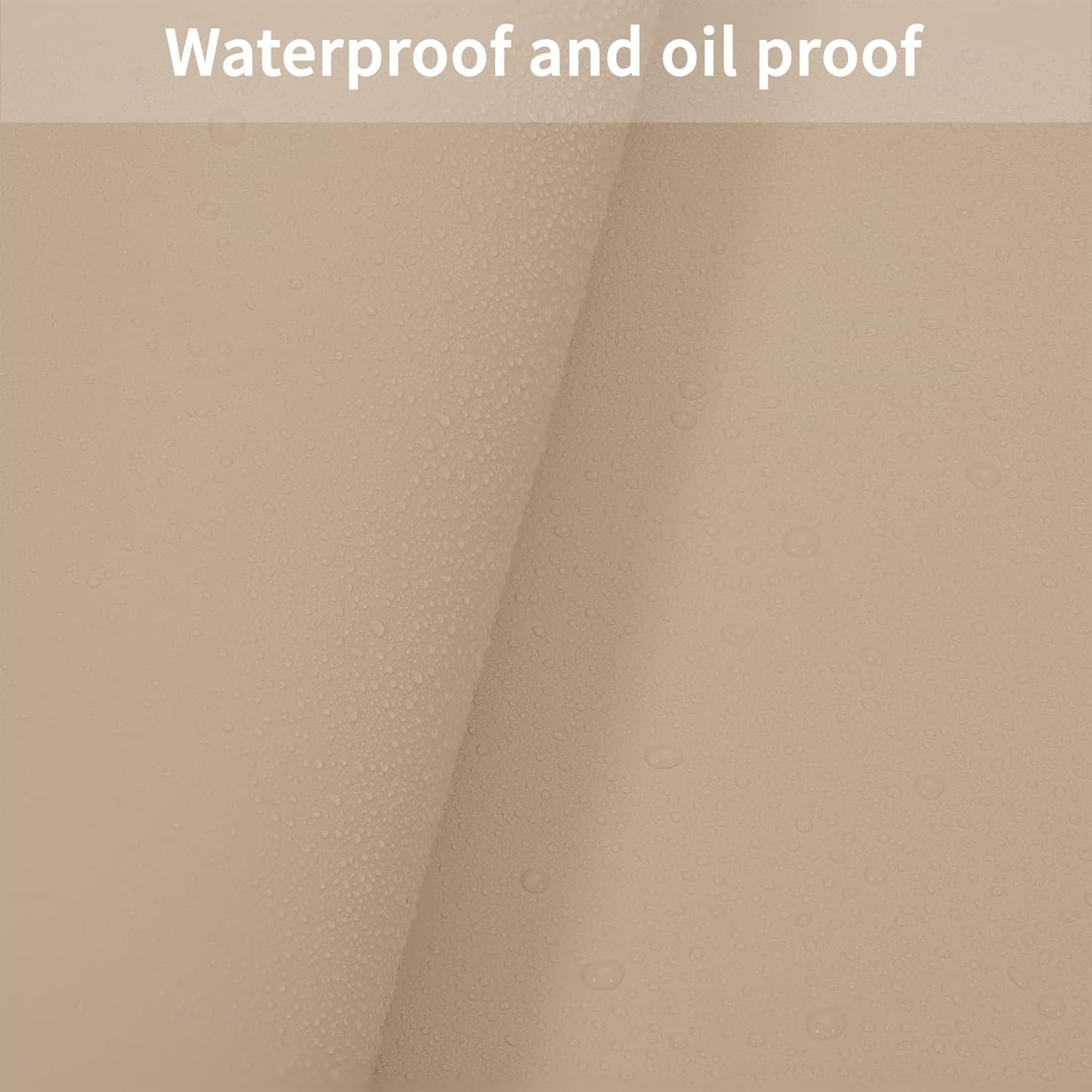 Leather Table Cover,1.8mm Thick,42x66 Inch Table Protector,Table Protector for Dining Room Table,Dining Table Cover,Table Cover Protector,Coffee Table Covers(Light Brown+Gray,42x66)