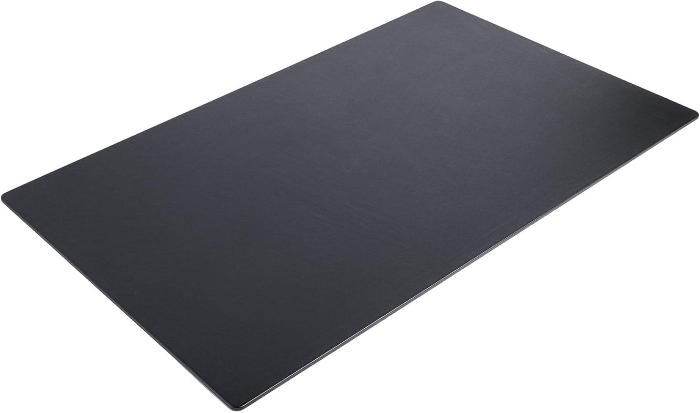 Dacasso Black Leatherette 38" x 24" Without Rails Desk Mat, 38 by 24-Inch, Model:P1032