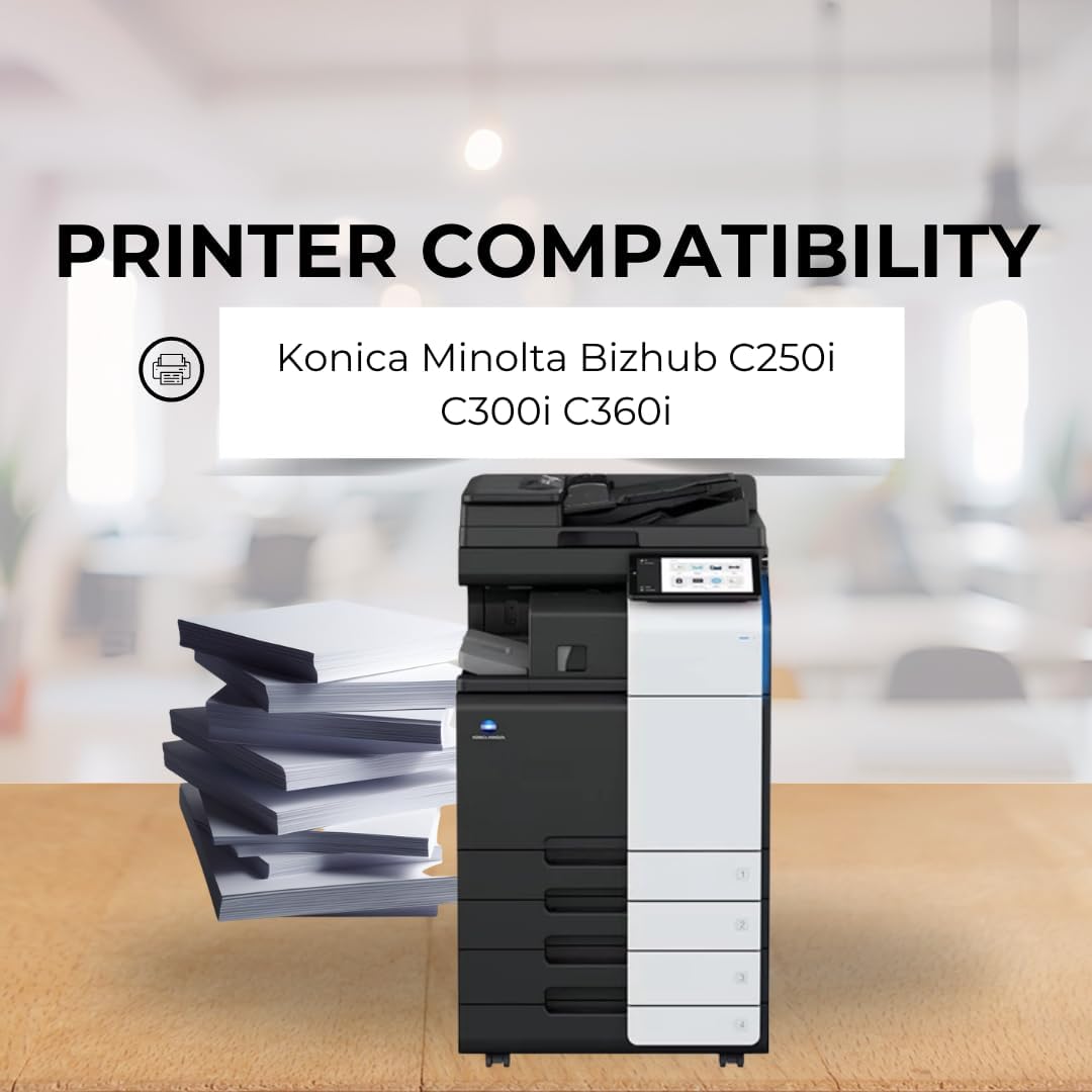 Toner Pros Replacement Toner Cartridge – Compatible for Konica Minolta TN-328 (TN328K, TN328C, TN328M, TN328Y) – High Yield 4-Color Pack for Bizhub C250i, C300i, C360i Printers – 28,000 Pages Each