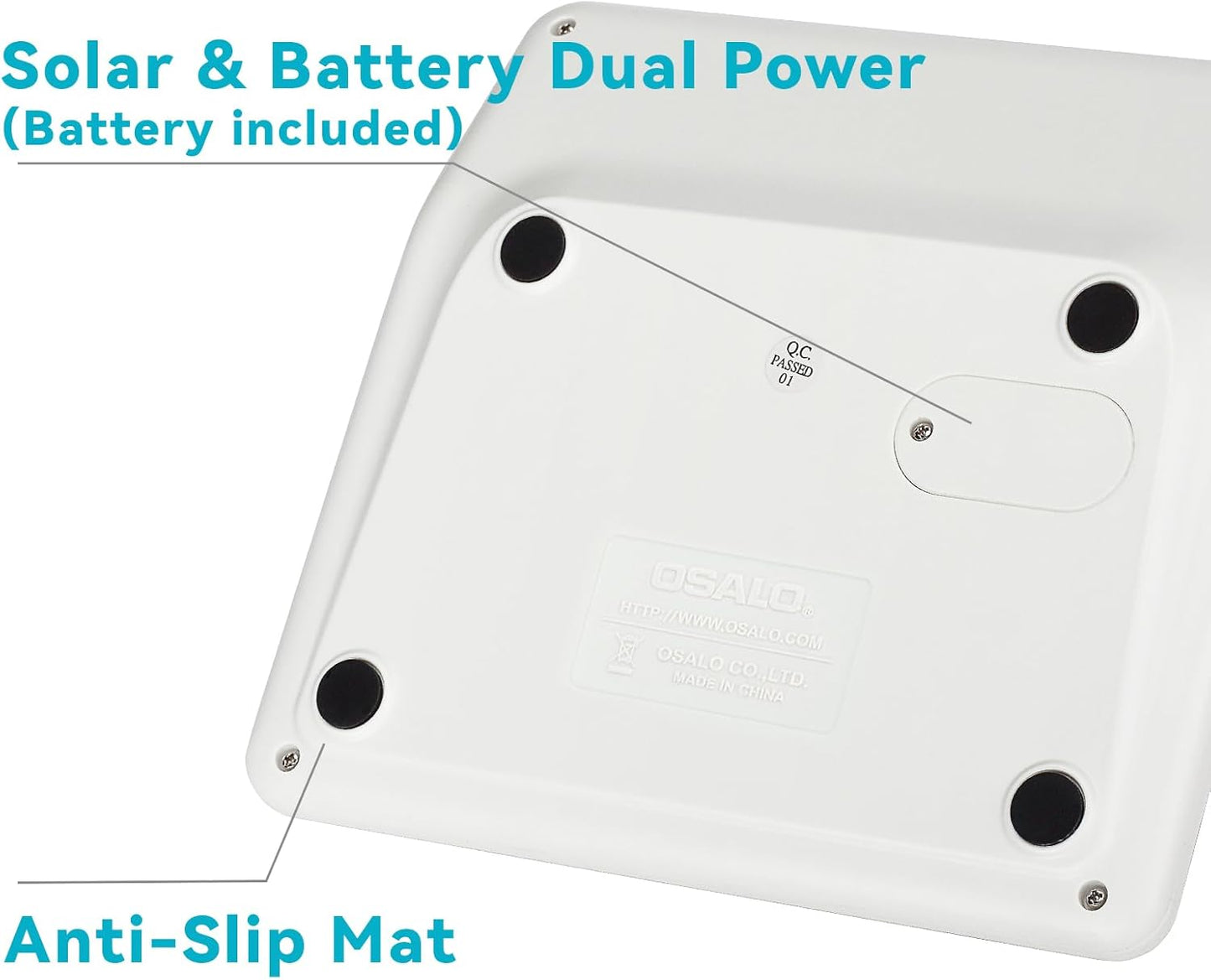 OSALO Desktop Calculator Extra Large Display 12-Digit Big Buttons Accounting Calculators Battery & Solar for Office Business (FQ-450 Extra Large)