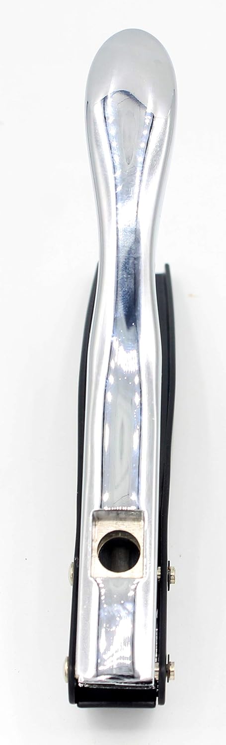 Metal Silver Hand-held 5/16 inch 8mm Round Heavy Duty Single Circle Hole Punch for ID Cards PVC Cards Badge Photos