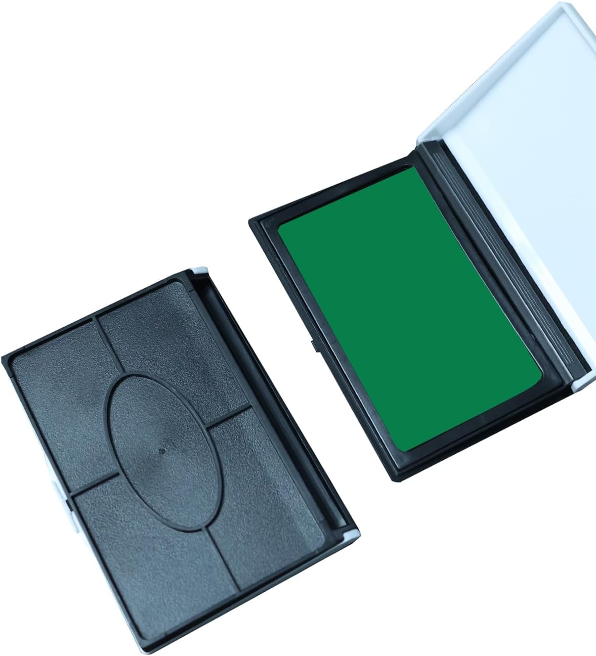 Green Ink Stamp Pad 2.75" x 3.93", Ink Paste Used for Office, Home, Crafting, DIY (Green)